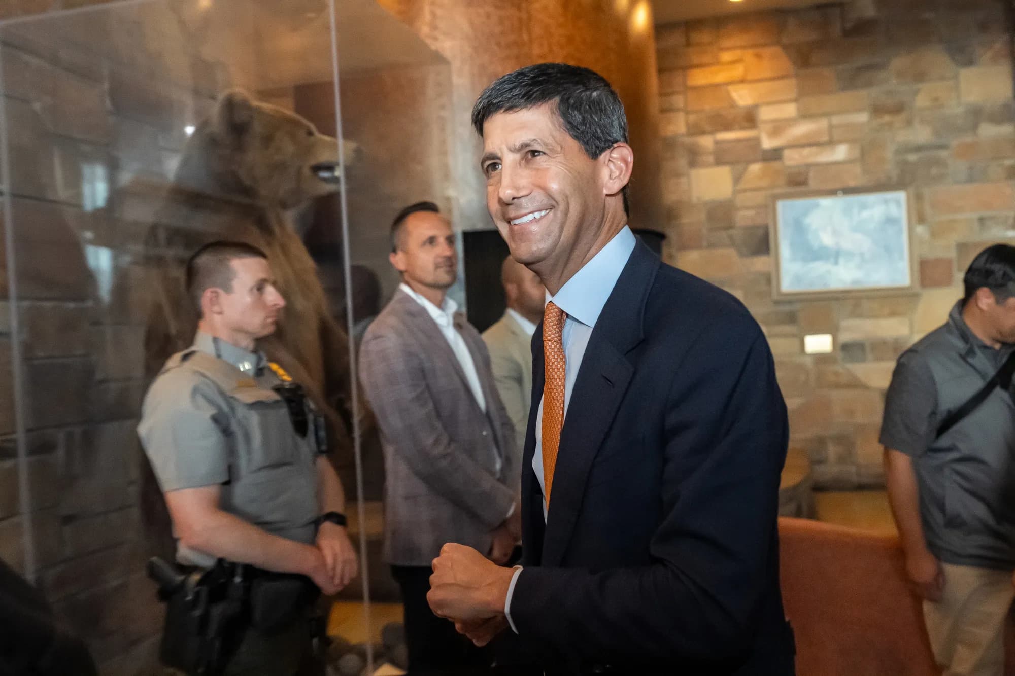 Kevin Warsh, chair of the Federal Reserve, at the Jackson Hole economic symposium